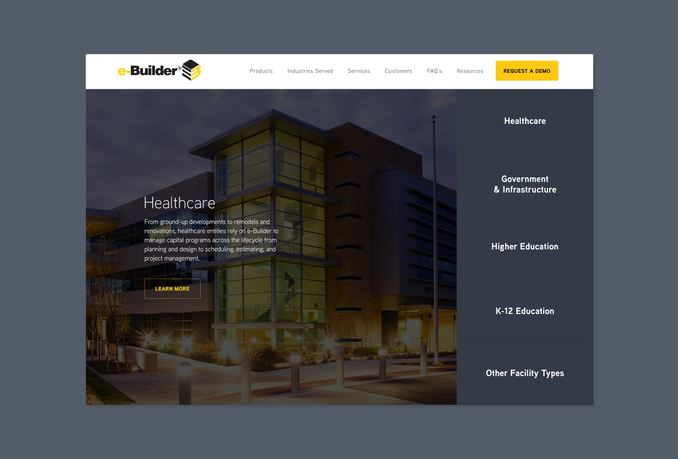 eBuilder Corporate Software Website Design Agency